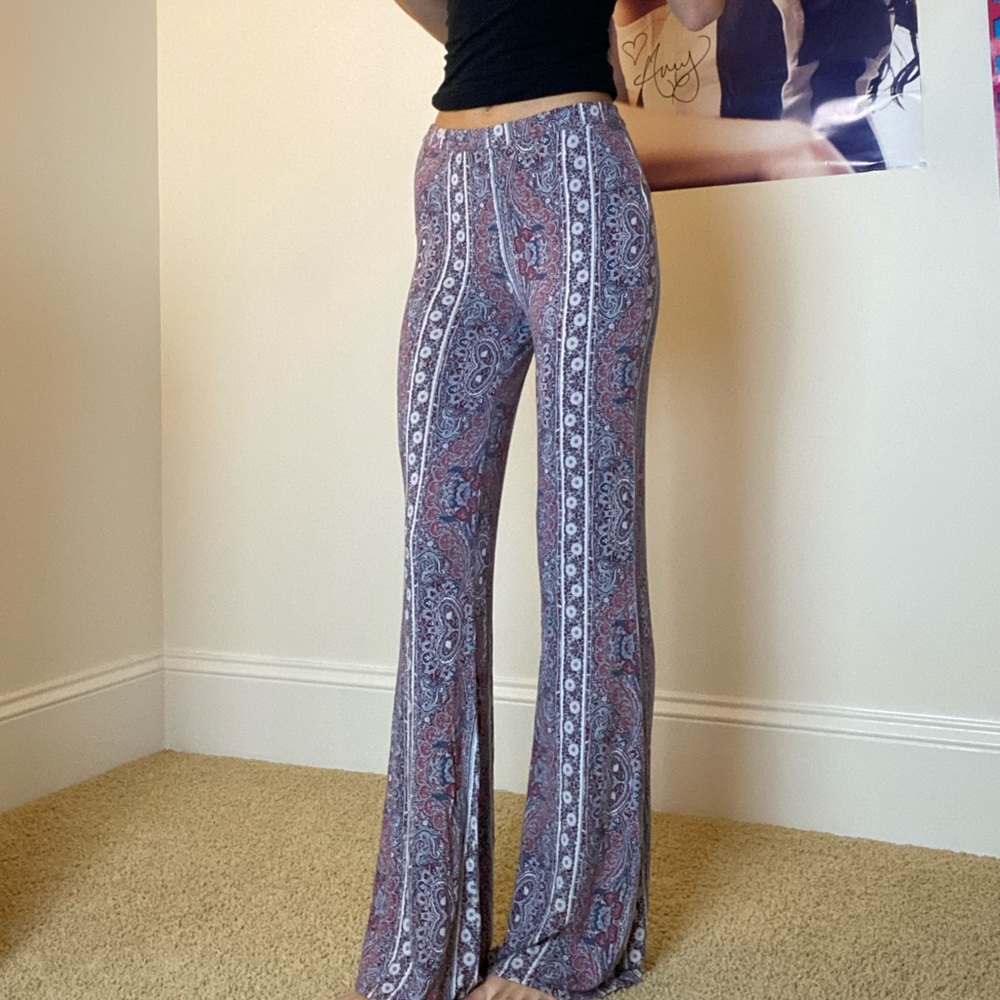 Flowy tribal paisley pants